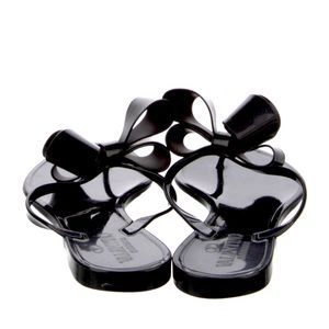 rubber jelly valentino sandals